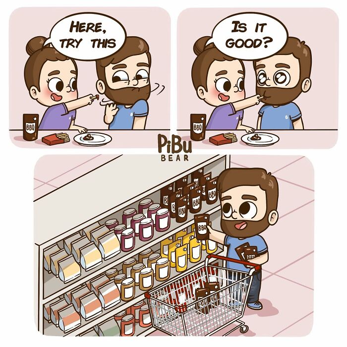 Artist Makes Illustrations Of How Life As A Couple Can Be Passionate And Also Very Fun