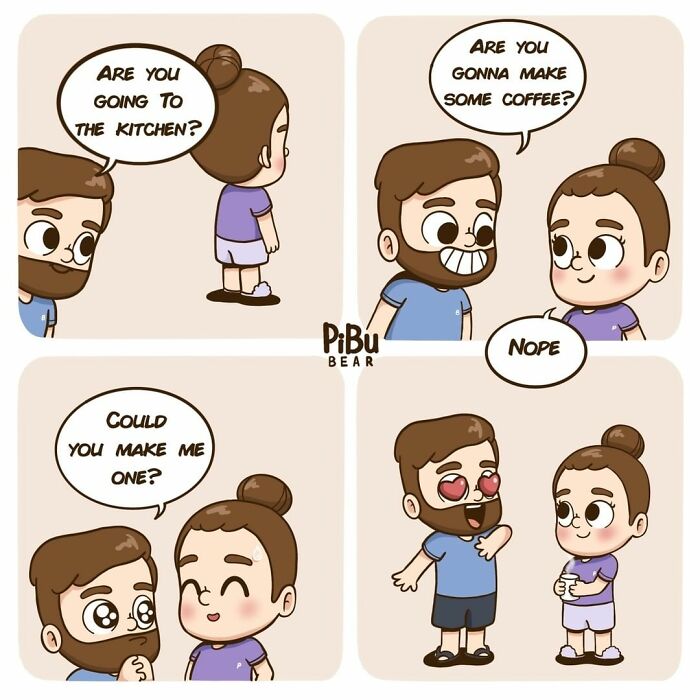 Artist Makes Illustrations Of How Life As A Couple Can Be Passionate And Also Very Fun