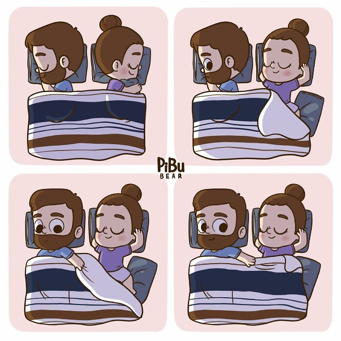 Artist Makes Illustrations Of How Life As A Couple Can Be Passionate And Also Very Fun