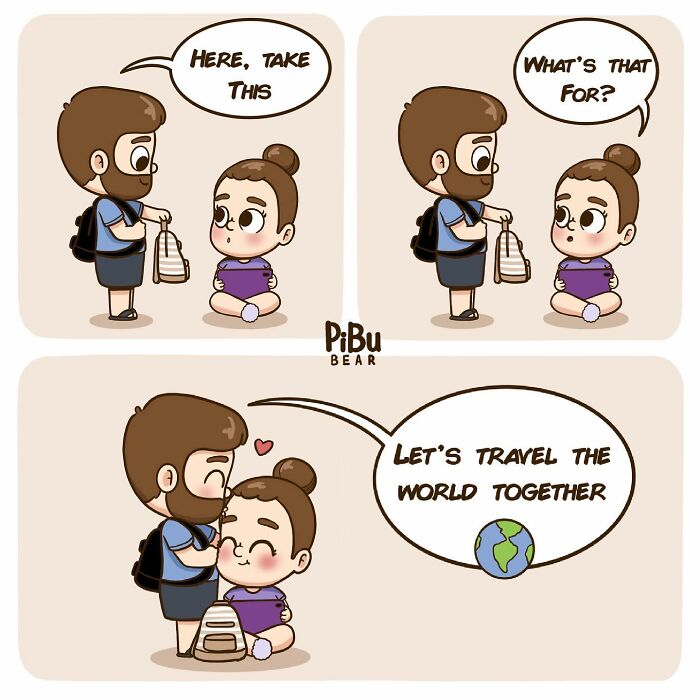 Artist Makes Illustrations Of How Life As A Couple Can Be Passionate And Also Very Fun