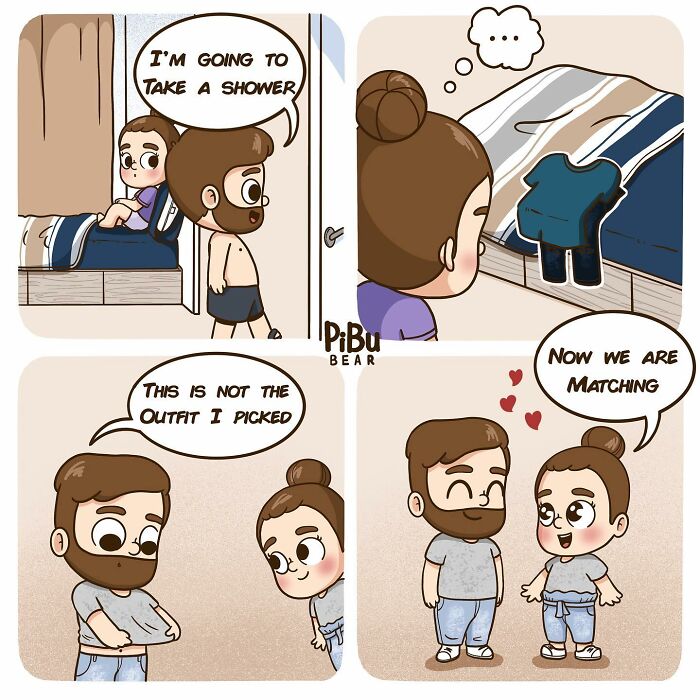 Artist Makes Illustrations Of How Life As A Couple Can Be Passionate And Also Very Fun