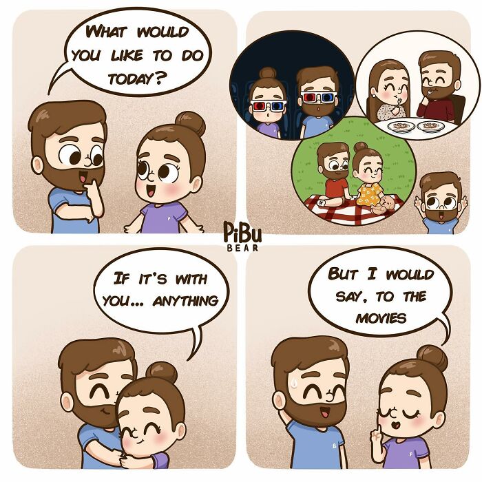 Artist Makes Illustrations Of How Life As A Couple Can Be Passionate And Also Very Fun