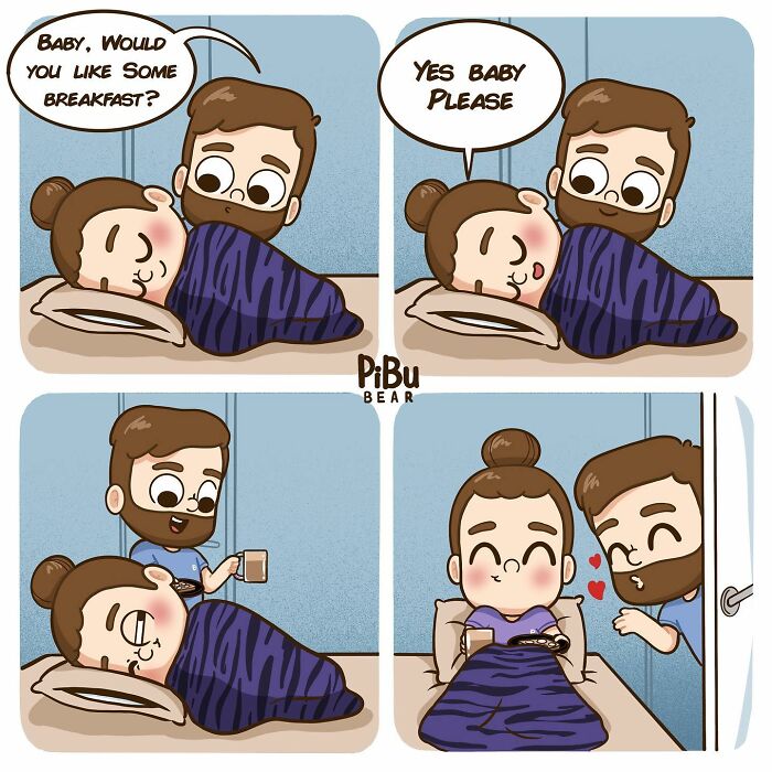 Artist Makes Illustrations Of How Life As A Couple Can Be Passionate And Also Very Fun