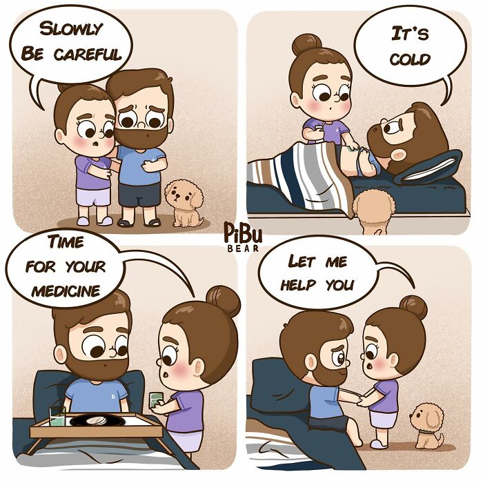 Artist Makes Illustrations Of How Life As A Couple Can Be Passionate And Also Very Fun