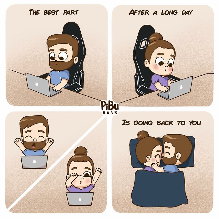 Artist Makes Illustrations Of How Life As A Couple Can Be Passionate And Also Very Fun