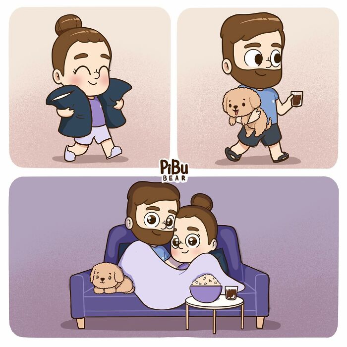 Artist Makes Illustrations Of How Life As A Couple Can Be Passionate And Also Very Fun