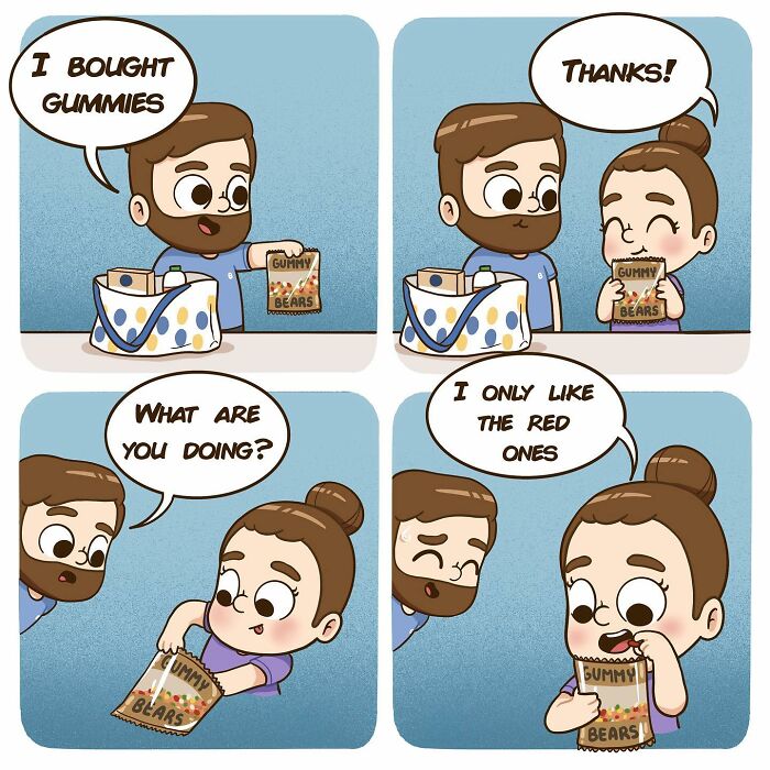 Artist Makes Illustrations Of How Life As A Couple Can Be Passionate And Also Very Fun