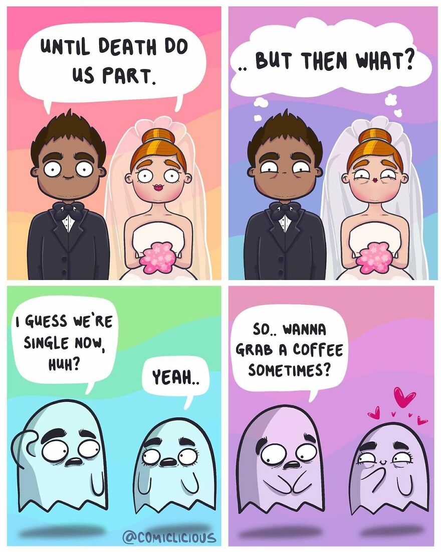 Artist's Witty Comics About Random Thoughts And Experiences