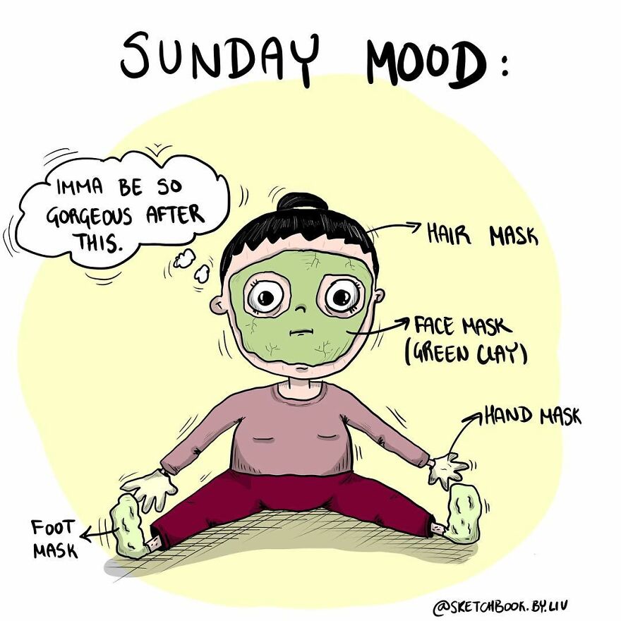 Artist's Witty Comics About Random Thoughts And Experiences