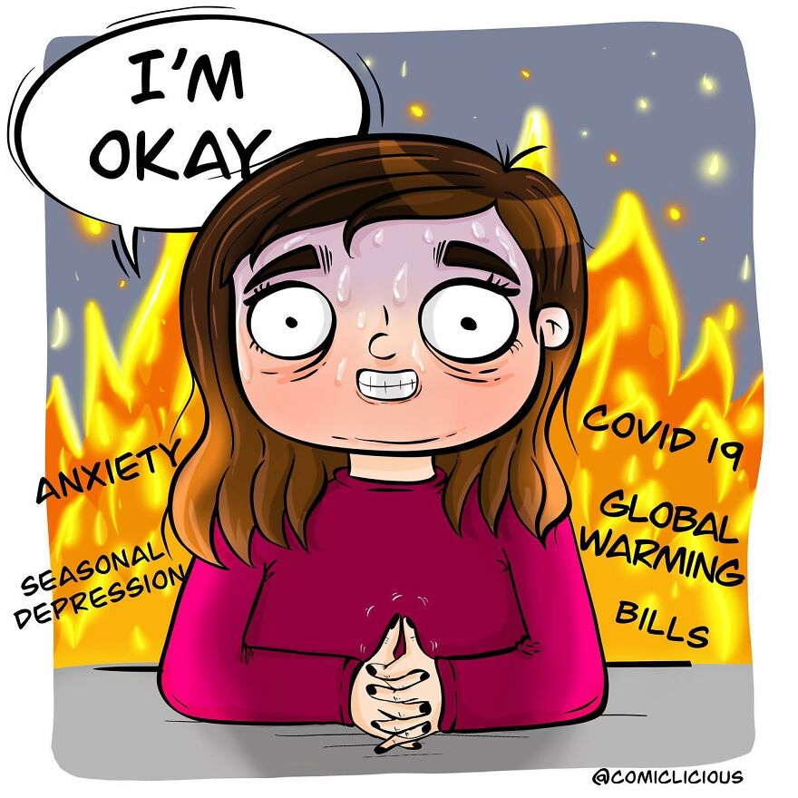 Artist's Witty Comics About Random Thoughts And Experiences