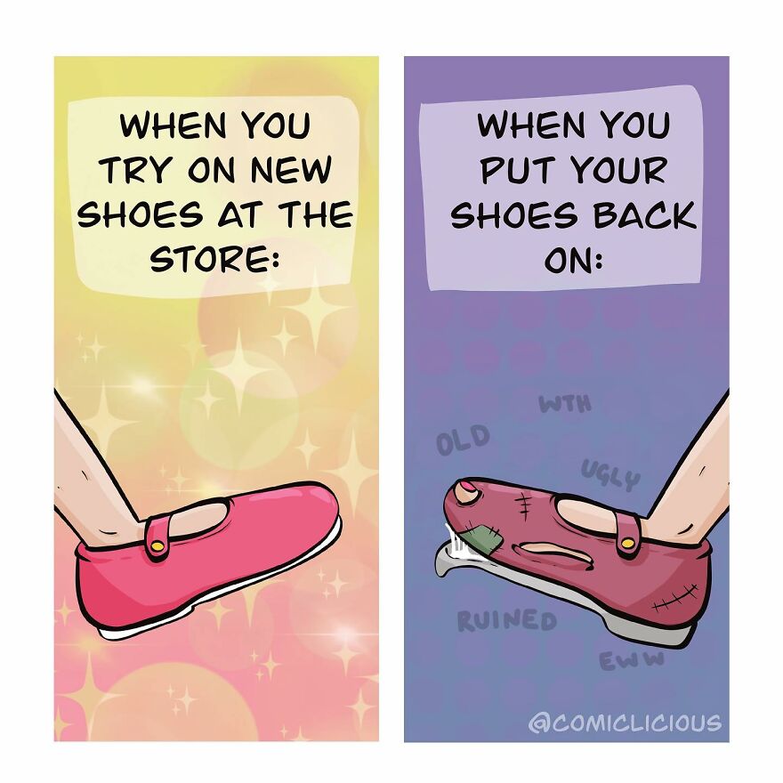 Artist's Witty Comics About Random Thoughts And Experiences