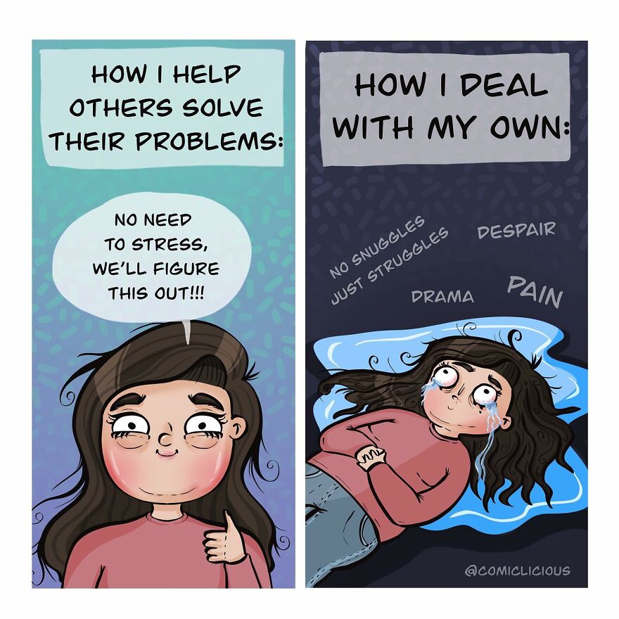 Artist's Witty Comics About Random Thoughts And Experiences