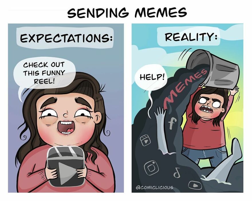 Artist's Witty Comics About Random Thoughts And Experiences