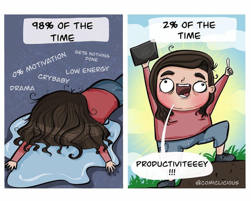 Artist's Witty Comics About Random Thoughts And Experiences