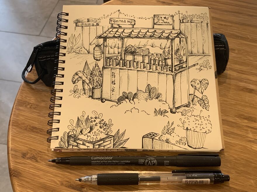 I Just Randomly Combined Things That I've Seen Somewhere In These Drawings (19 Pics)