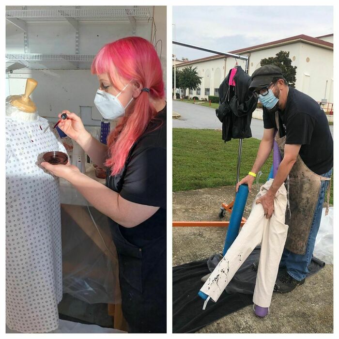 Putting Little Touches On A Massacre