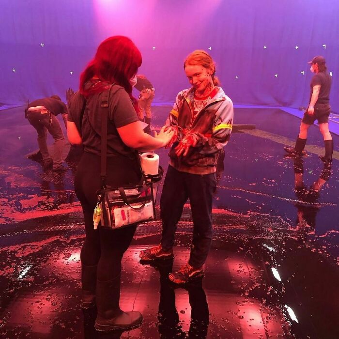 Sadie Sink Enjoying The Bloody Mess