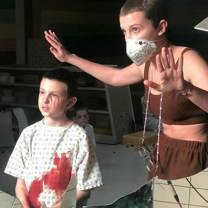 Millie Bobby Brown And Her Mini-Me