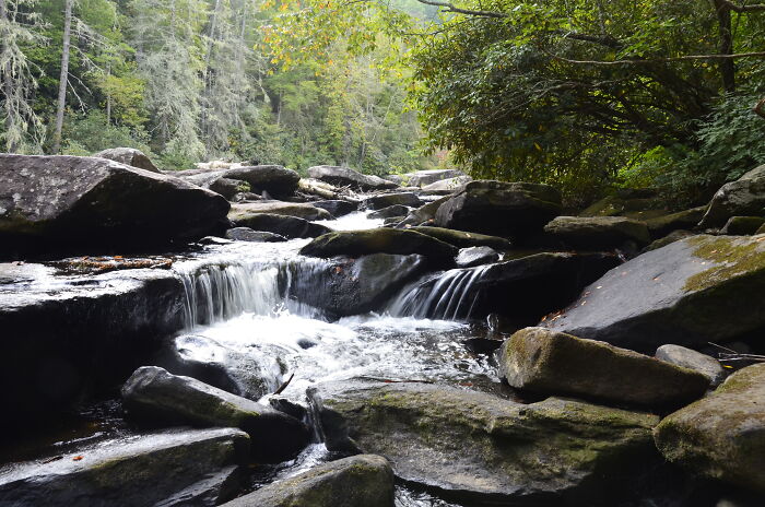 Small Falls Along The Blue Ridge Parkway