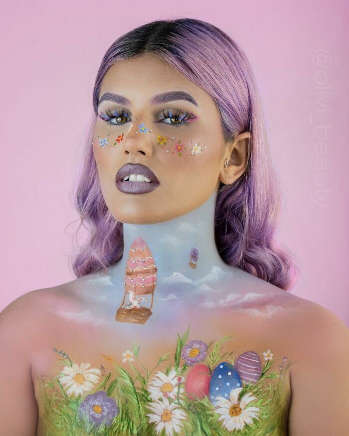 Extraordinary Makeup : A Couple Impressed Everyone With Their Great Artistic Skills ( 20 Pics )