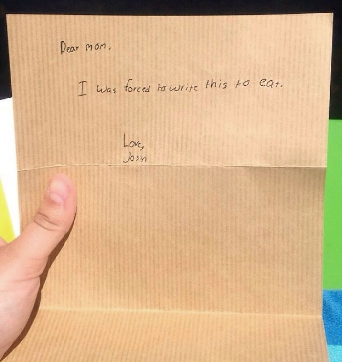 My Brother's Camp Requires The Kids Write A Letter Home After The First Week