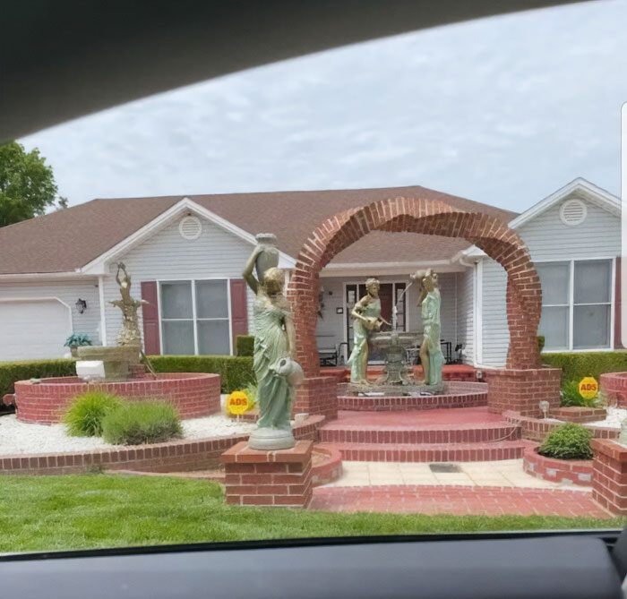 He Spent More On Brick Than He Probably Paid For The Whole House!