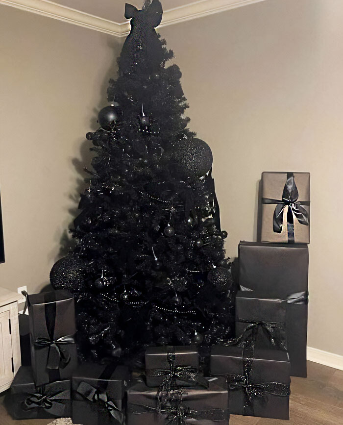 This Year, Christmas Comes In, Black, Brushed Nickel, And Stainless Steel Grey