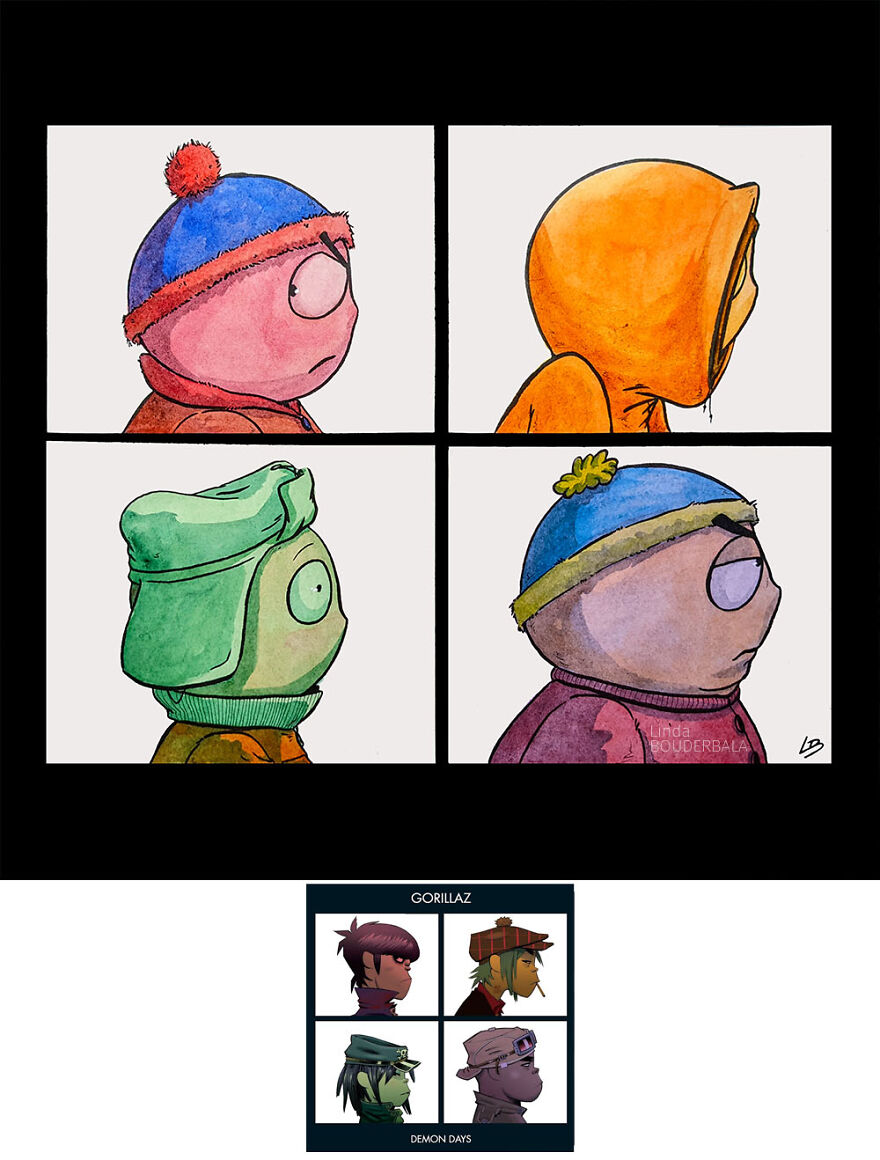 Gorillaz - Demon Days / South Park