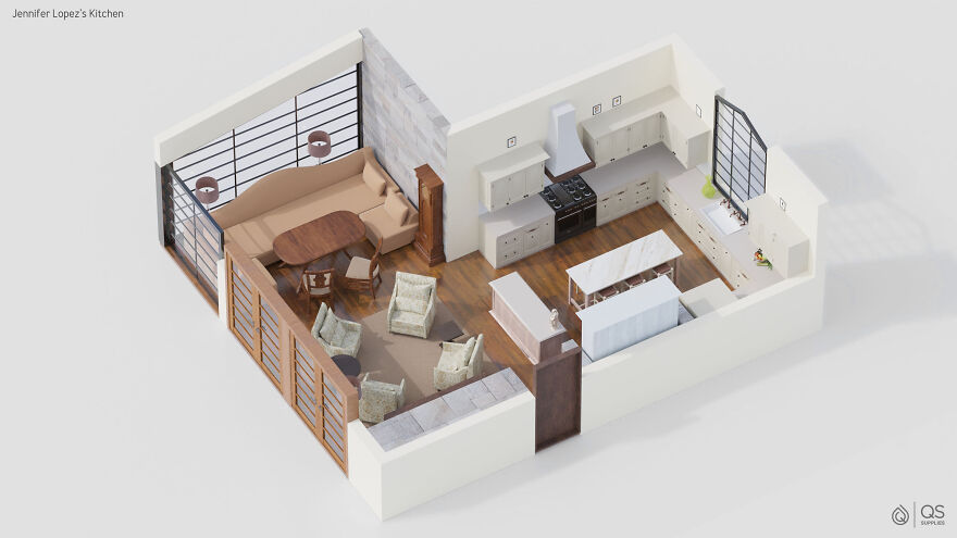 Designers Recreated Actual Kitchens Of These 7 Celebrities