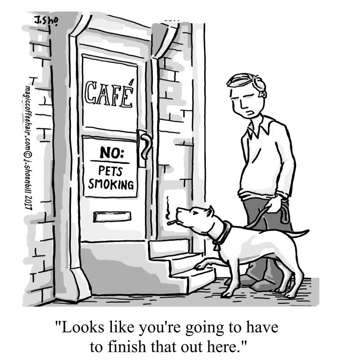 Hilarious Single-Panel Comics By Jim Shoenbill With Sudden Twists