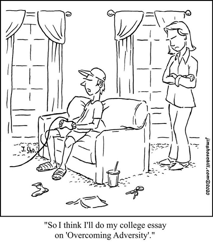 Hilarious Single-Panel Comics By Jim Shoenbill With Sudden Twists