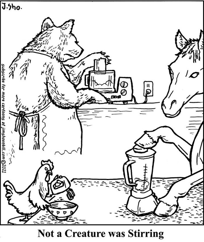 Hilarious Single-Panel Comics By Jim Shoenbill With Sudden Twists