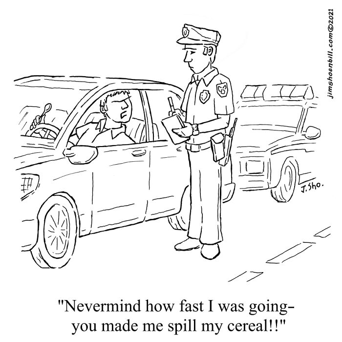 Hilarious Single-Panel Comics By Jim Shoenbill With Sudden Twists