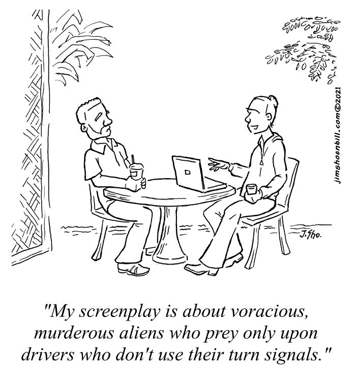 Hilarious Single-Panel Comics By Jim Shoenbill With Sudden Twists