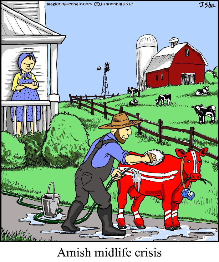 Hilarious Single-Panel Comics By Jim Shoenbill With Sudden Twists