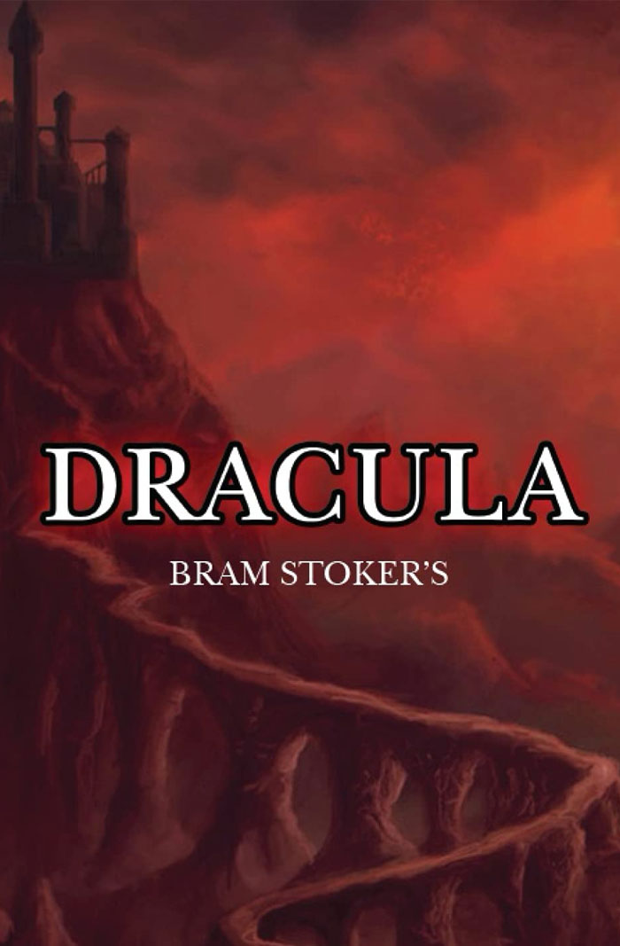 Dracula By Bram Stoker book cover 