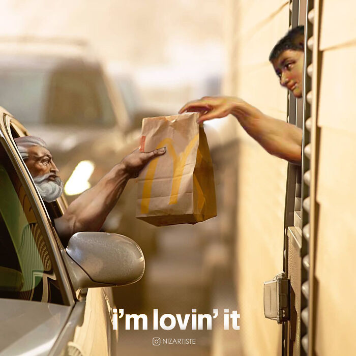 I Make Digital Mashups Of Classic Art Masterpieces With Pop Culture