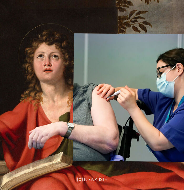 I Make Digital Mashups Of Classic Art Masterpieces With Pop Culture