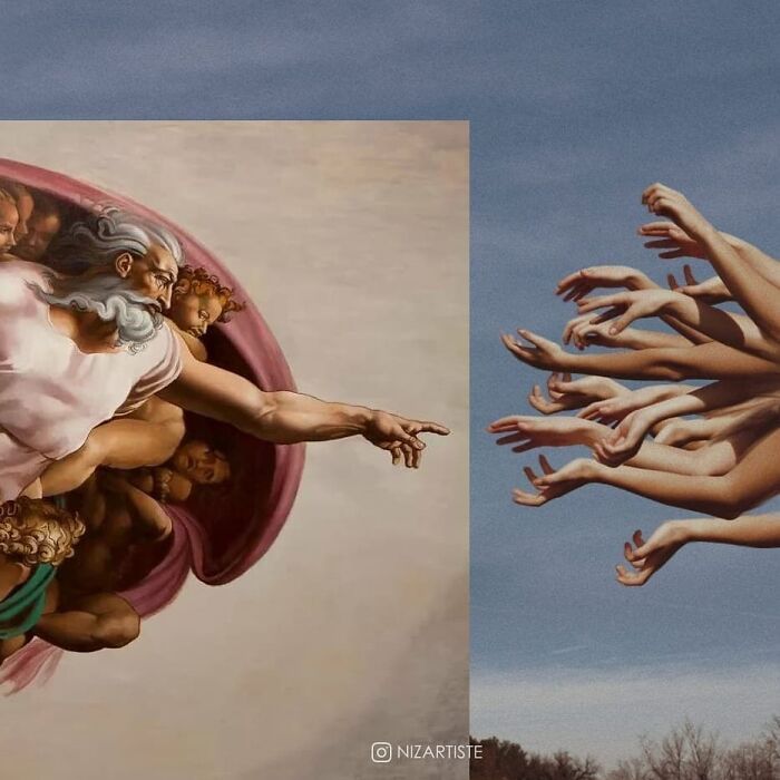 I Make Digital Mashups Of Classic Art Masterpieces With Pop Culture