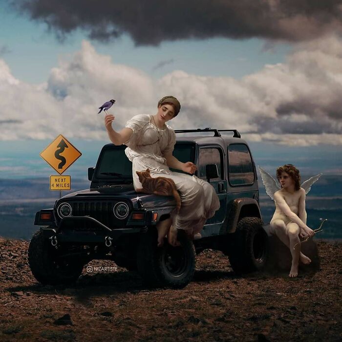 I Make Digital Mashups Of Classic Art Masterpieces With Pop Culture