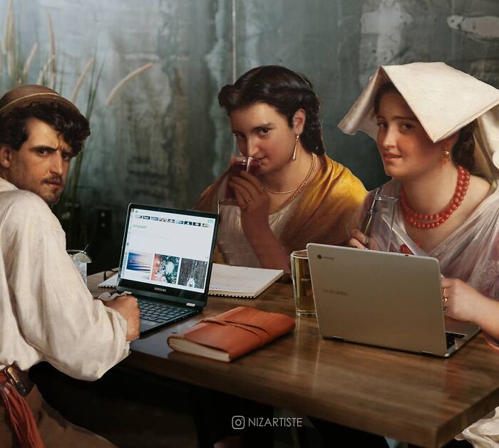 I Make Digital Mashups Of Classic Art Masterpieces With Pop Culture