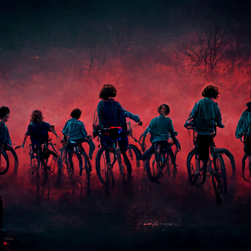 Biking In The Upside Down