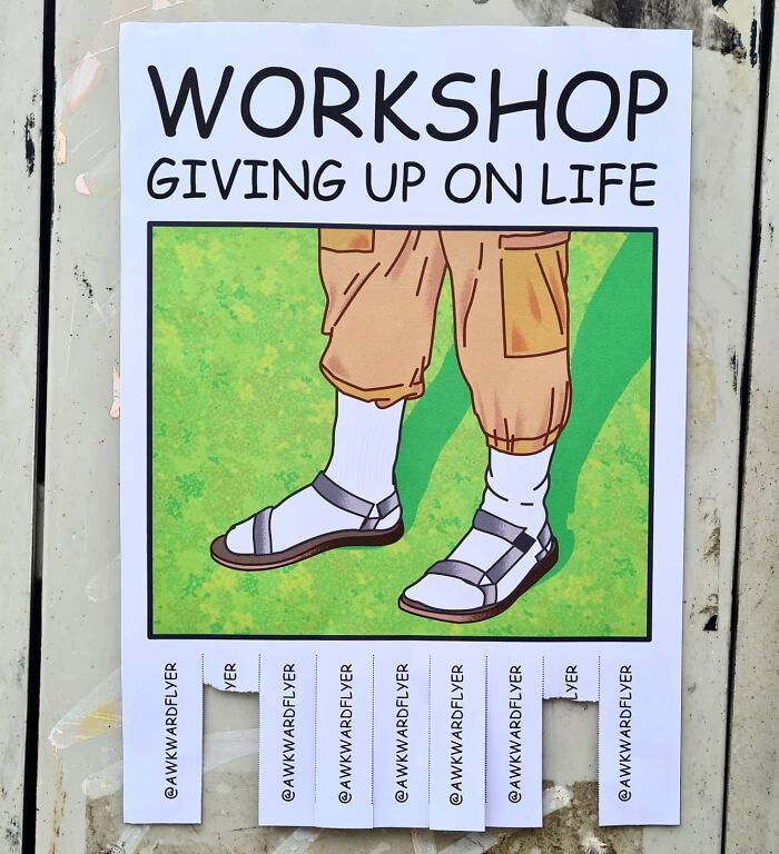 I Create Super Awkward Flyers And Paste Them In The Streets (40 Images)