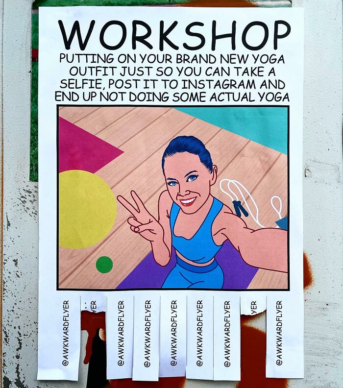 I Create Super Awkward Flyers And Paste Them In The Streets (40 Images)