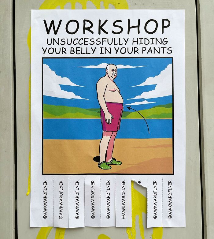 I Create Super Awkward Flyers And Paste Them In The Streets (40 Images)