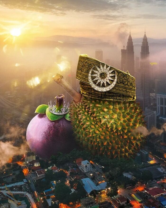 King And Queen Of Malaysian Fruits Celebrates Independence Day