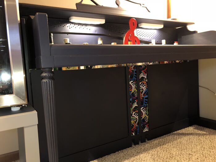 My Late Father's Piano, Repurposed As A Bar