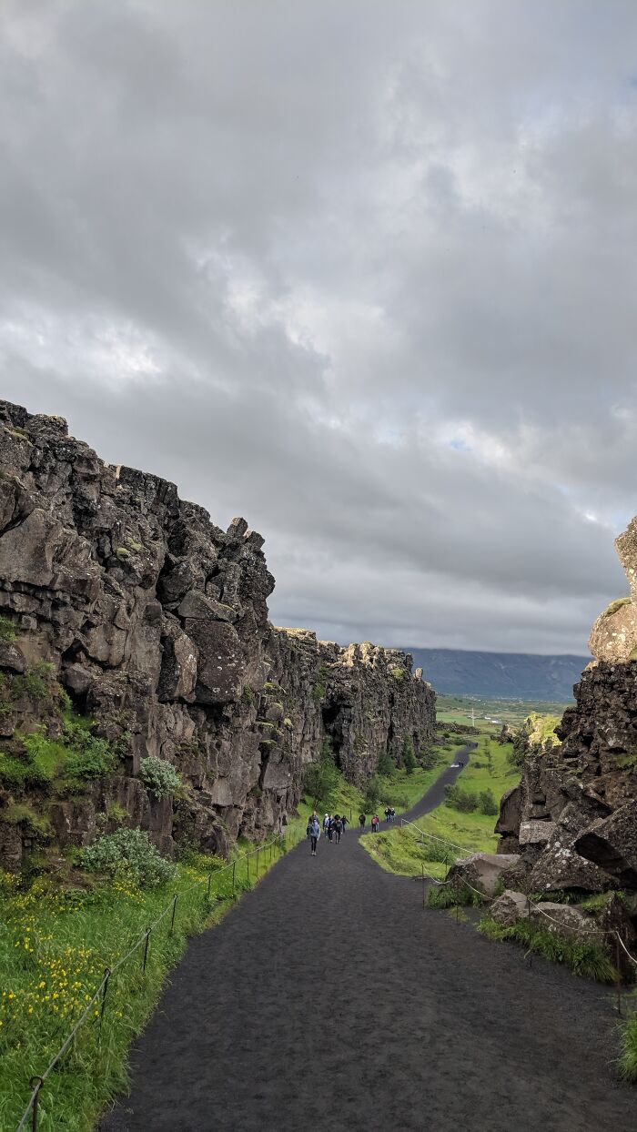 Border Of North American And Eurasian Plates, Þingvellir National Park, Iceland