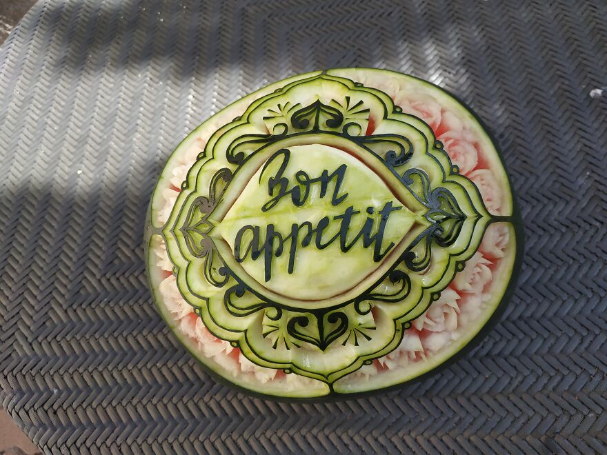 I Carved Watermelons That Shouldn't Be Eaten (13 Pics)