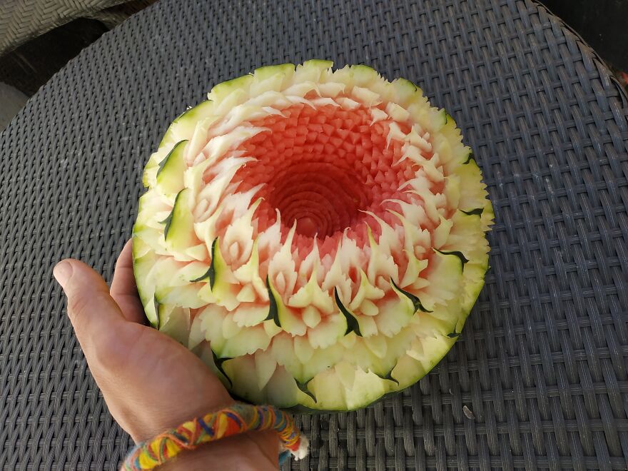 I Carved Watermelons That Shouldn't Be Eaten (13 Pics)